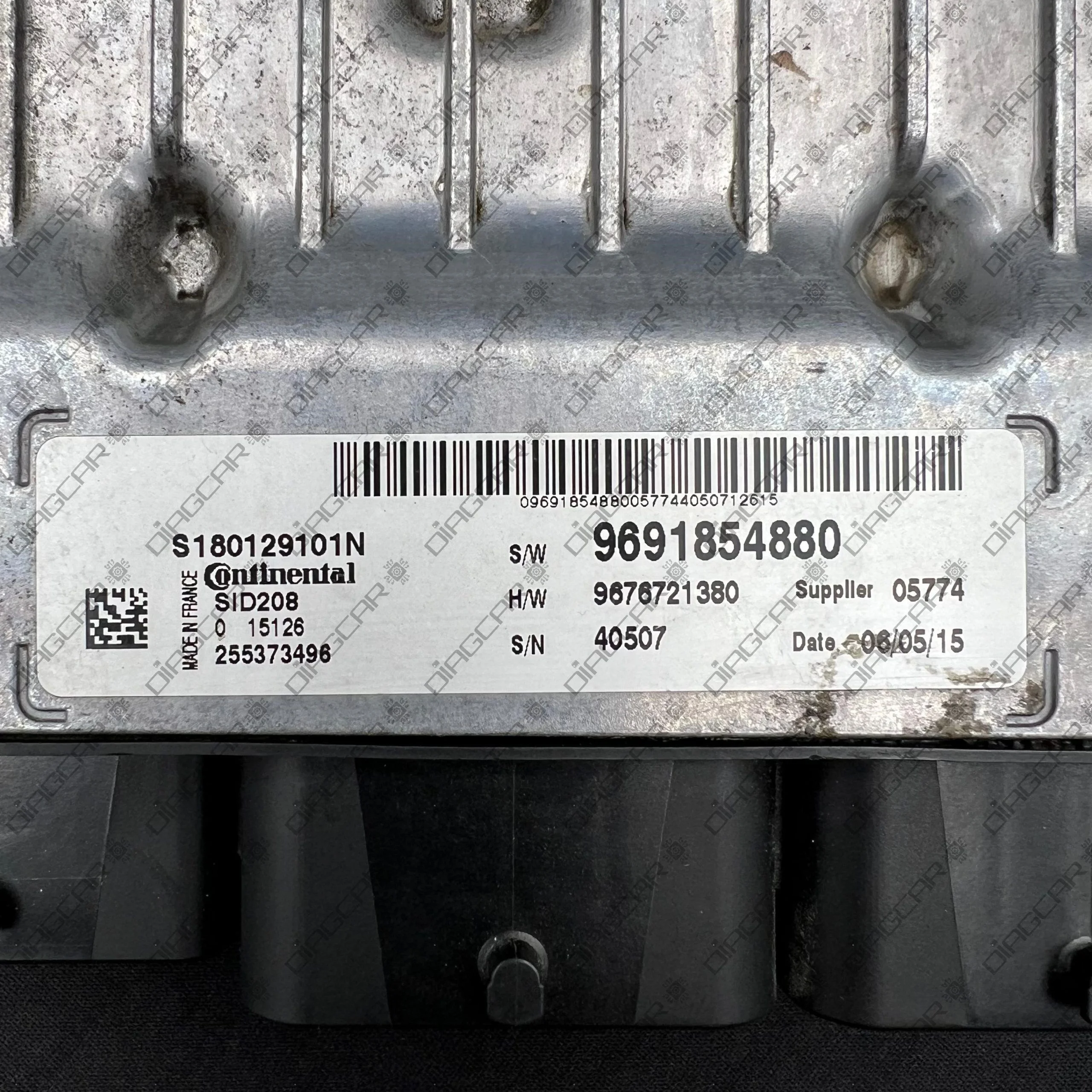 PEUGEOT BOXER 2198cc 96kw 4H03 2015 SW-9691854880 HW-9676721380 CONTINENTAL SID208 S180129101N FOTO ETIQUETA