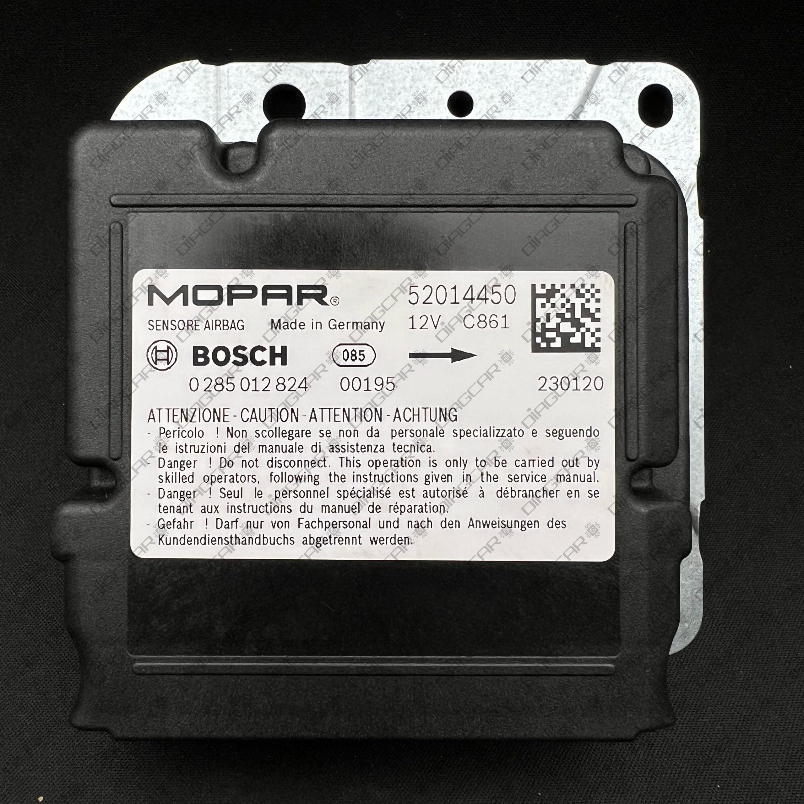 FIAT DOBLO 52014450 BOSCH 0285012824 EEPROM 95320 FOTO CARCASA by DIAGCAR