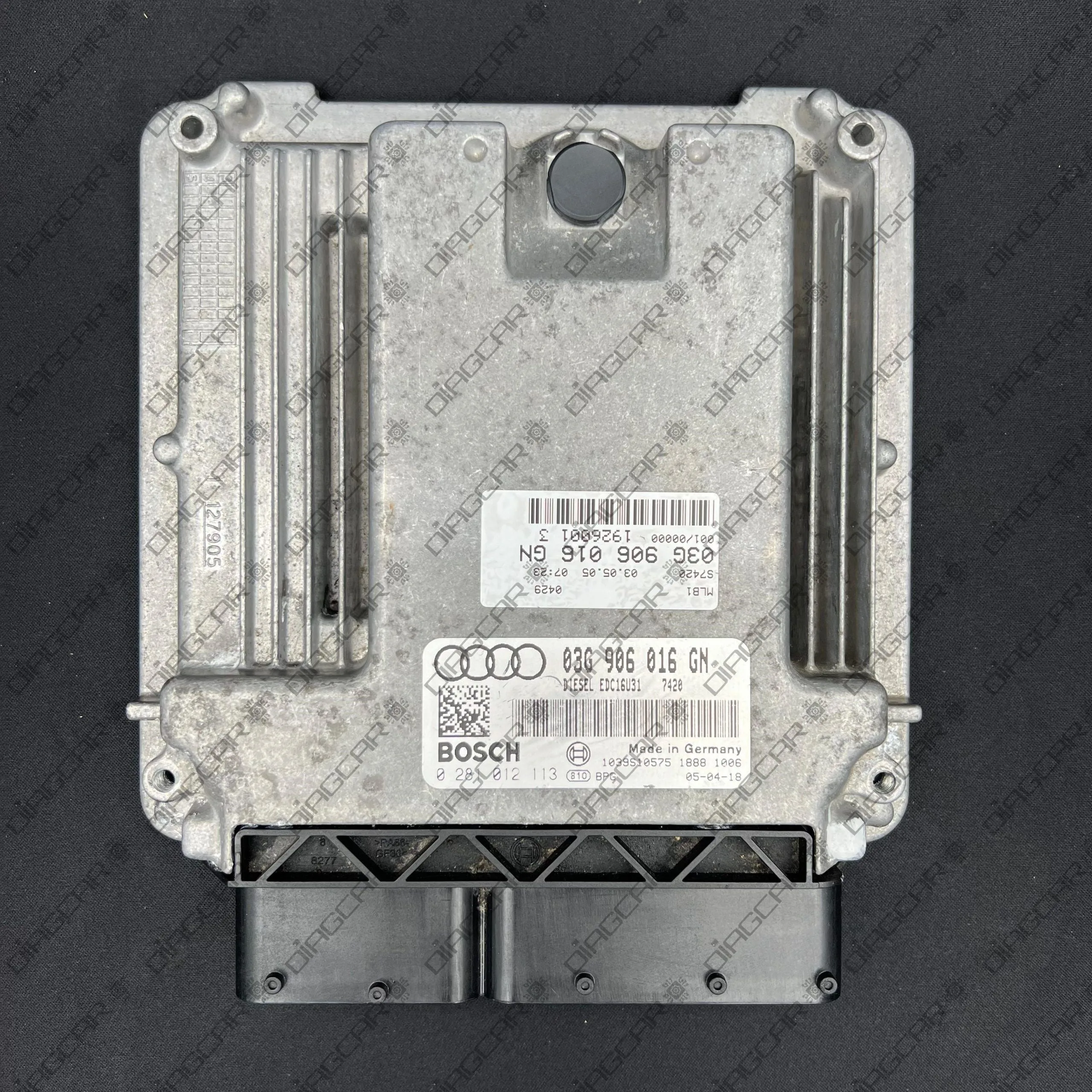 AUDI A4 1968cc 103kw BLB 2005 03G906016GN BOSCH EDC16U31 0281012113 FOTO CARCASA by DIAGCAR AUDI A4 1968cc 103kw BLB 2005 03G906016GN BOSCH EDC16U31 0281012113 FOTO CARCASA by DIAGCAR