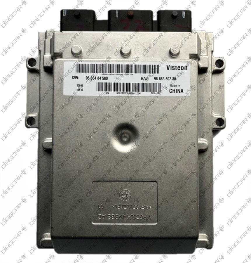 CITROEN JUMPER 2200cc HDI 88kw 4HU VISTEON DCU-102 SW9666484580 HW9666360280 FOTO CARCASA by DIAGCAR