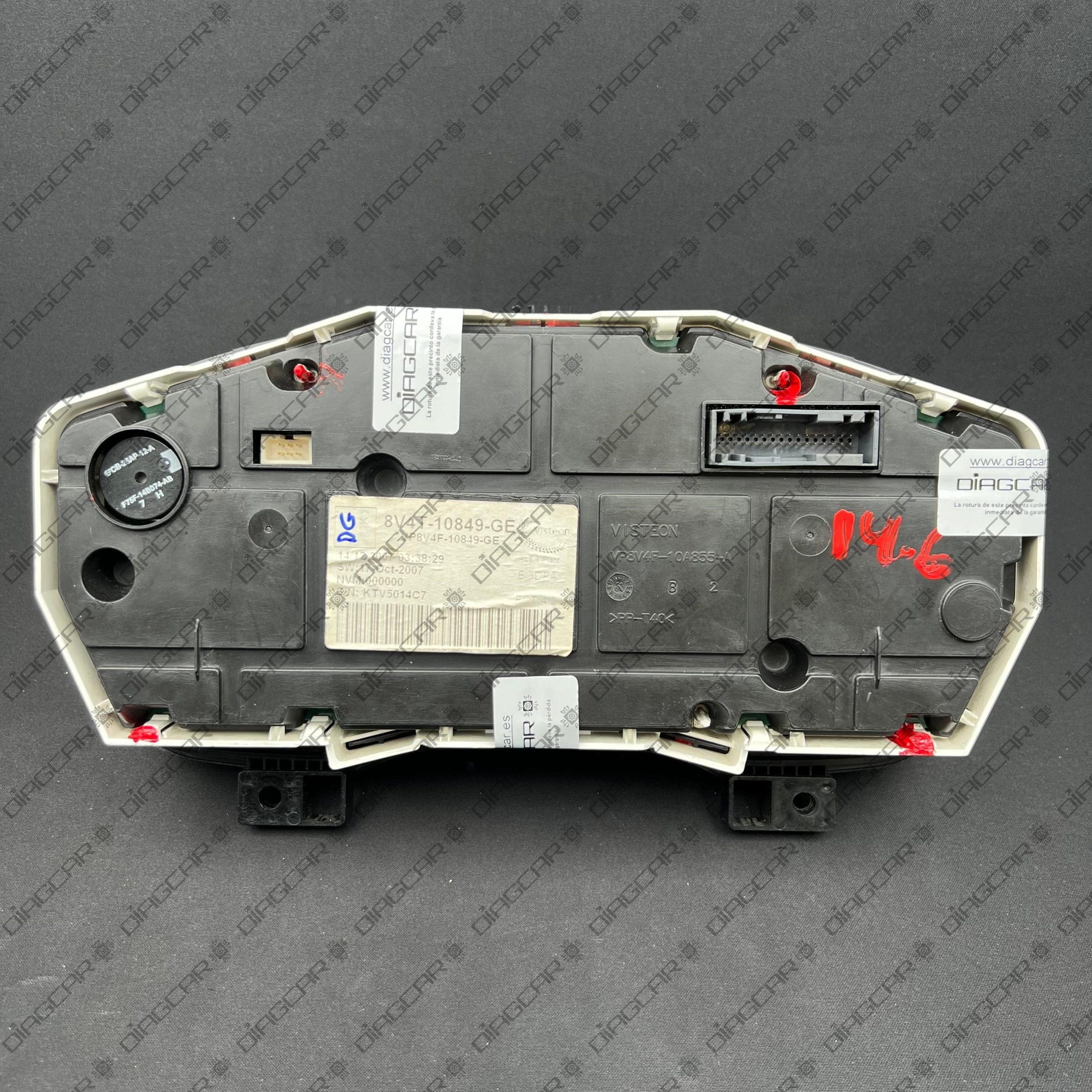 FORD FOCUS 2007 8V4T-10849-GE MCU MC9S12XHZ512 1M80F FOTO CARCASA TRASERA by DIAGCAR