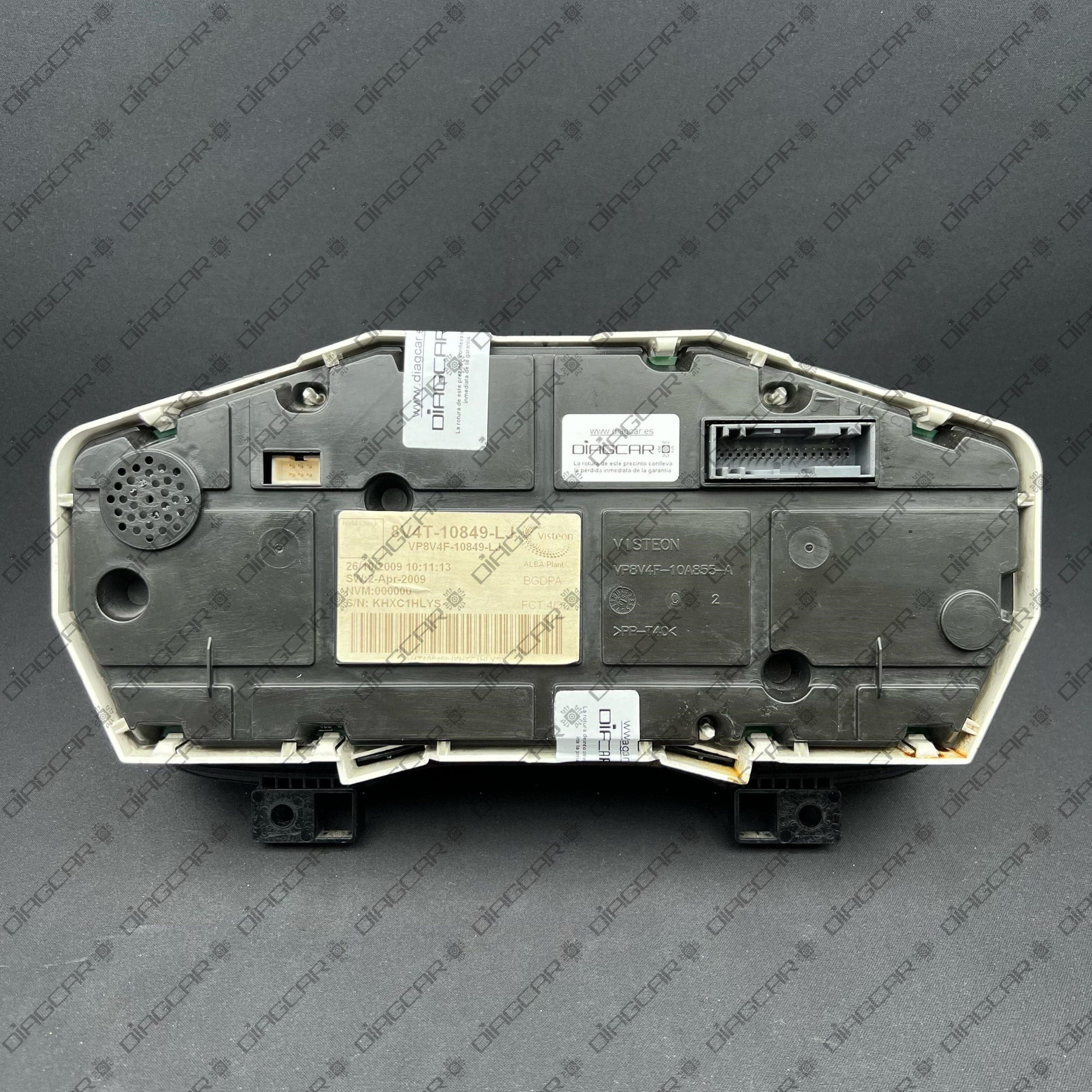 FORD KUGA 2009 (BIG LCD) 8V4T-10849-LJ MCU MC9S12XHZ512 1M80F FOTO CARCASA TRASERA by DIAGCAR