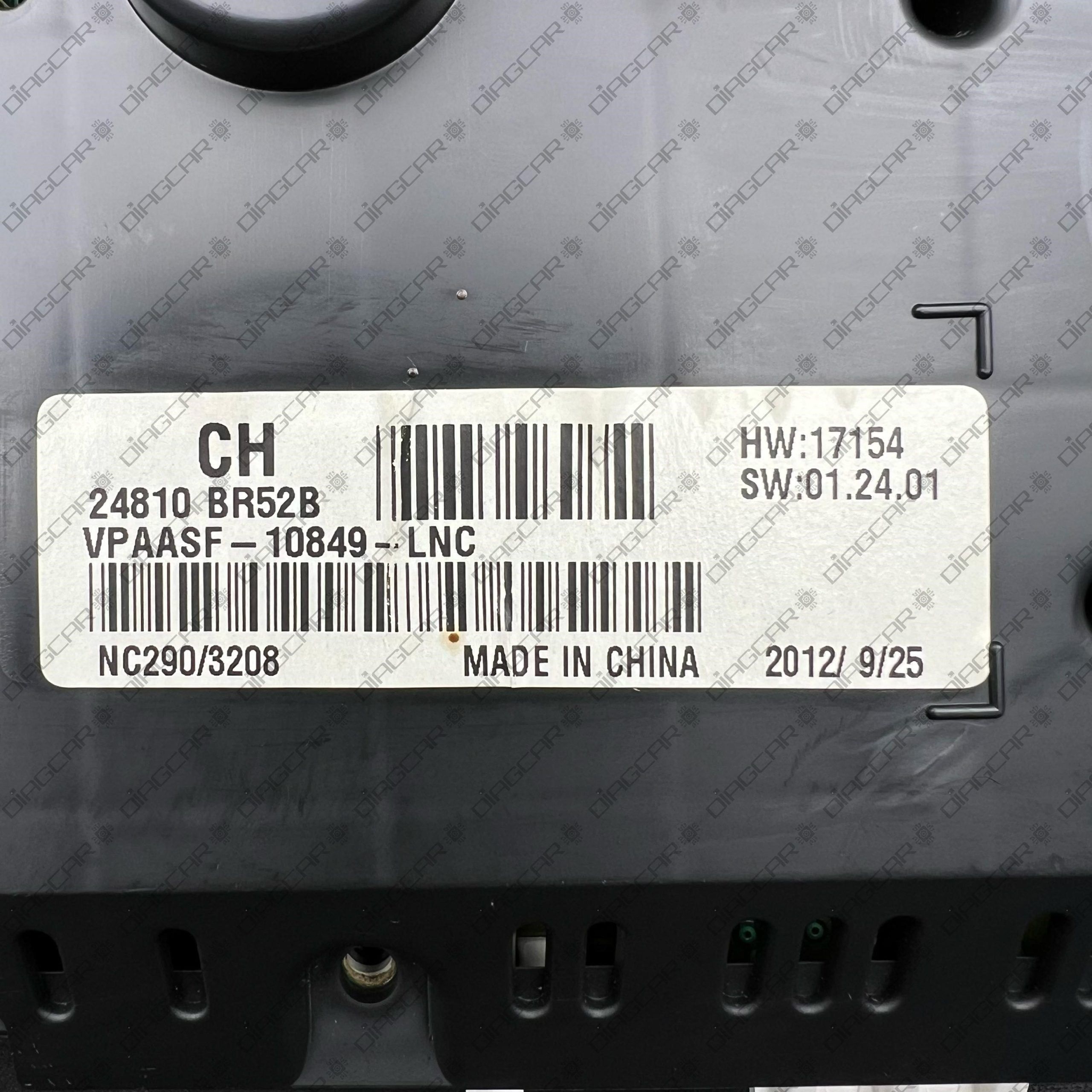 NISSAN QASHQAI 2012 24810BR52B CH VPAASF-10849-LNC MCU MC9S12XHZ256 1M80F FOTO ETIQUETA 1 by DIAGCAR