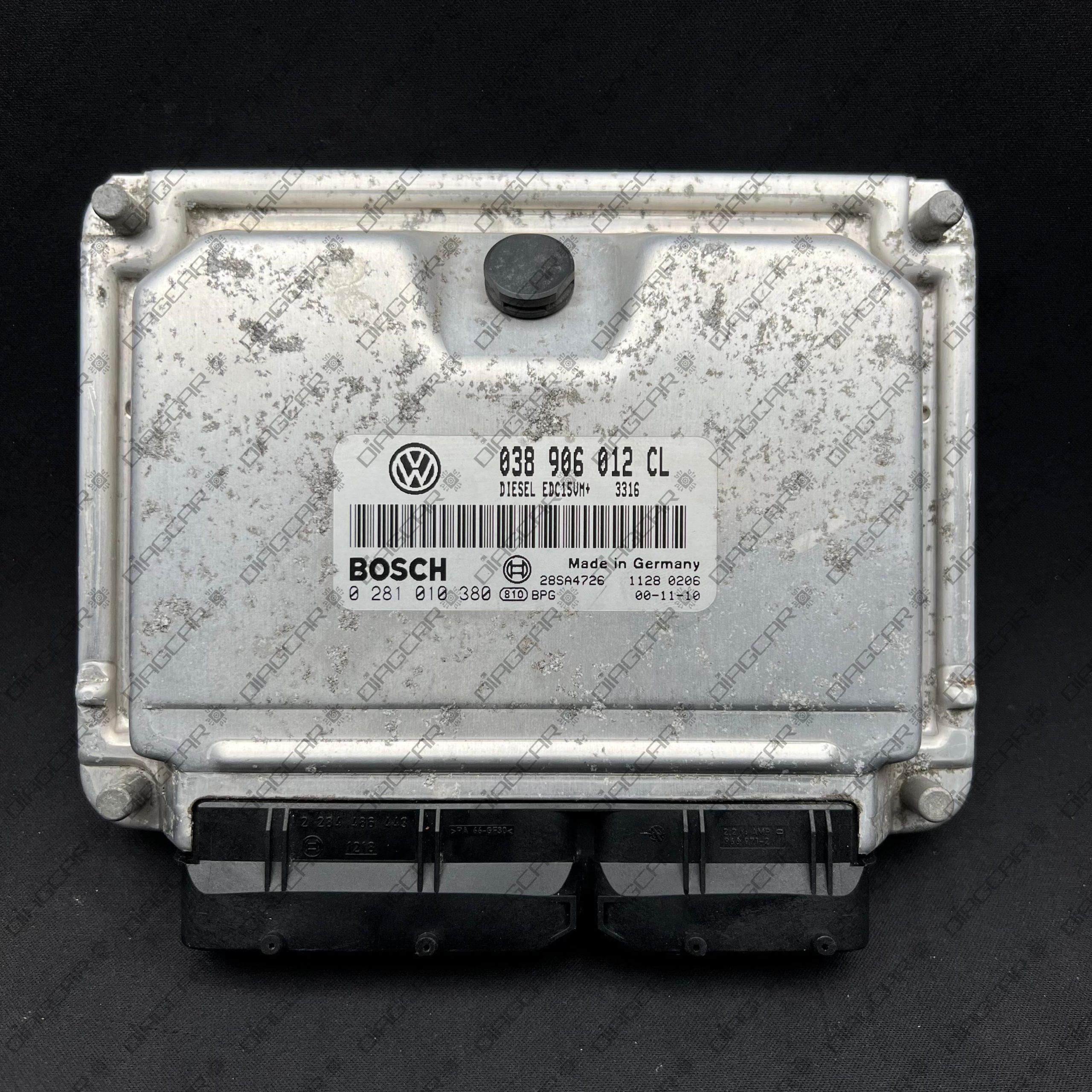 SKODA OCTAVIA 1896cc 81kw ASV 2000 038906012CL BOSCH EDC15VM+ 0281010380 FOTO CARCASA by DIAGCAR