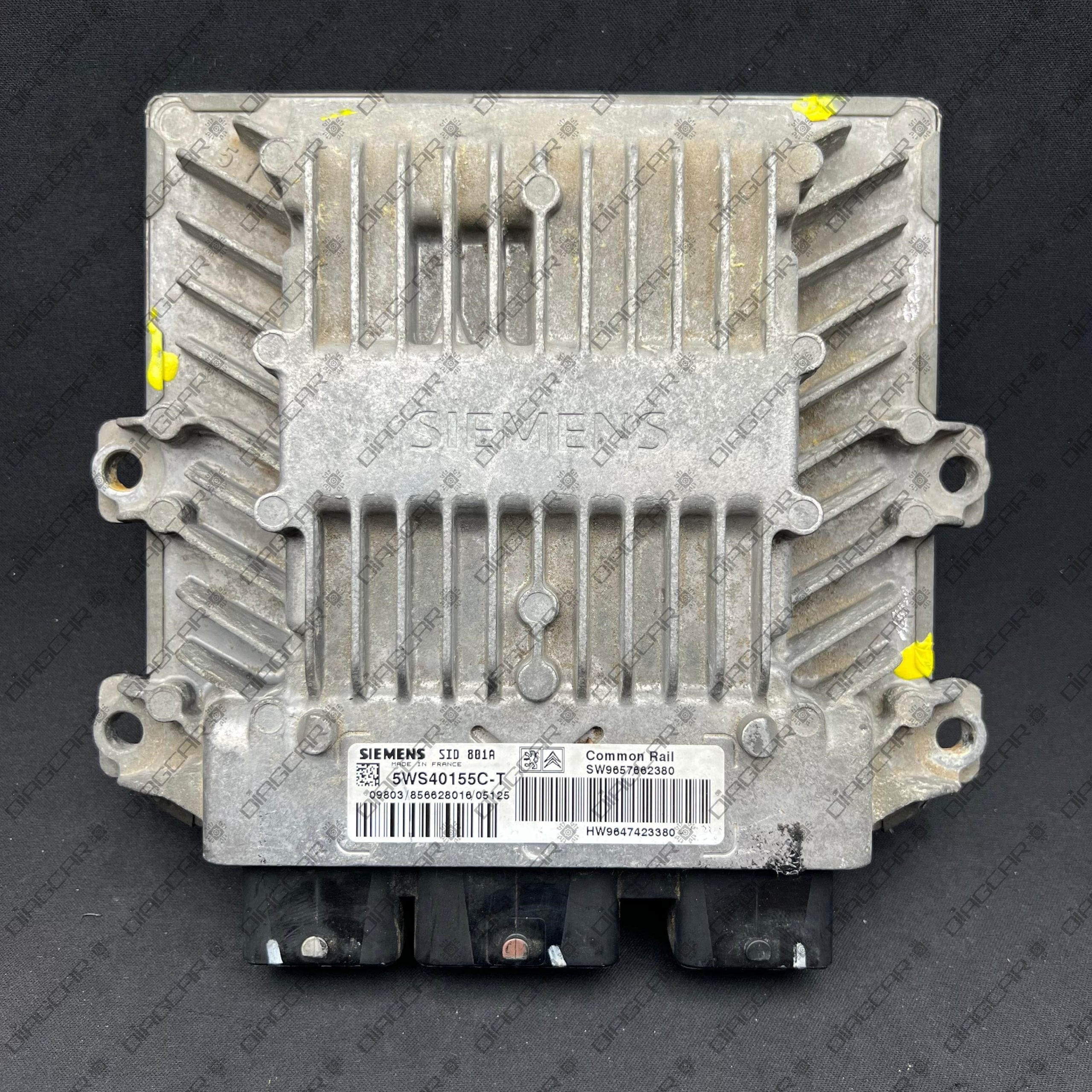 CITROEN BERLINGO 1997cc 66kw RHY 2006 SW9657662380 HW9647423380 SIEMENS SID801A 5WS40155C-T FOTO CARCASA by DIAGCAR