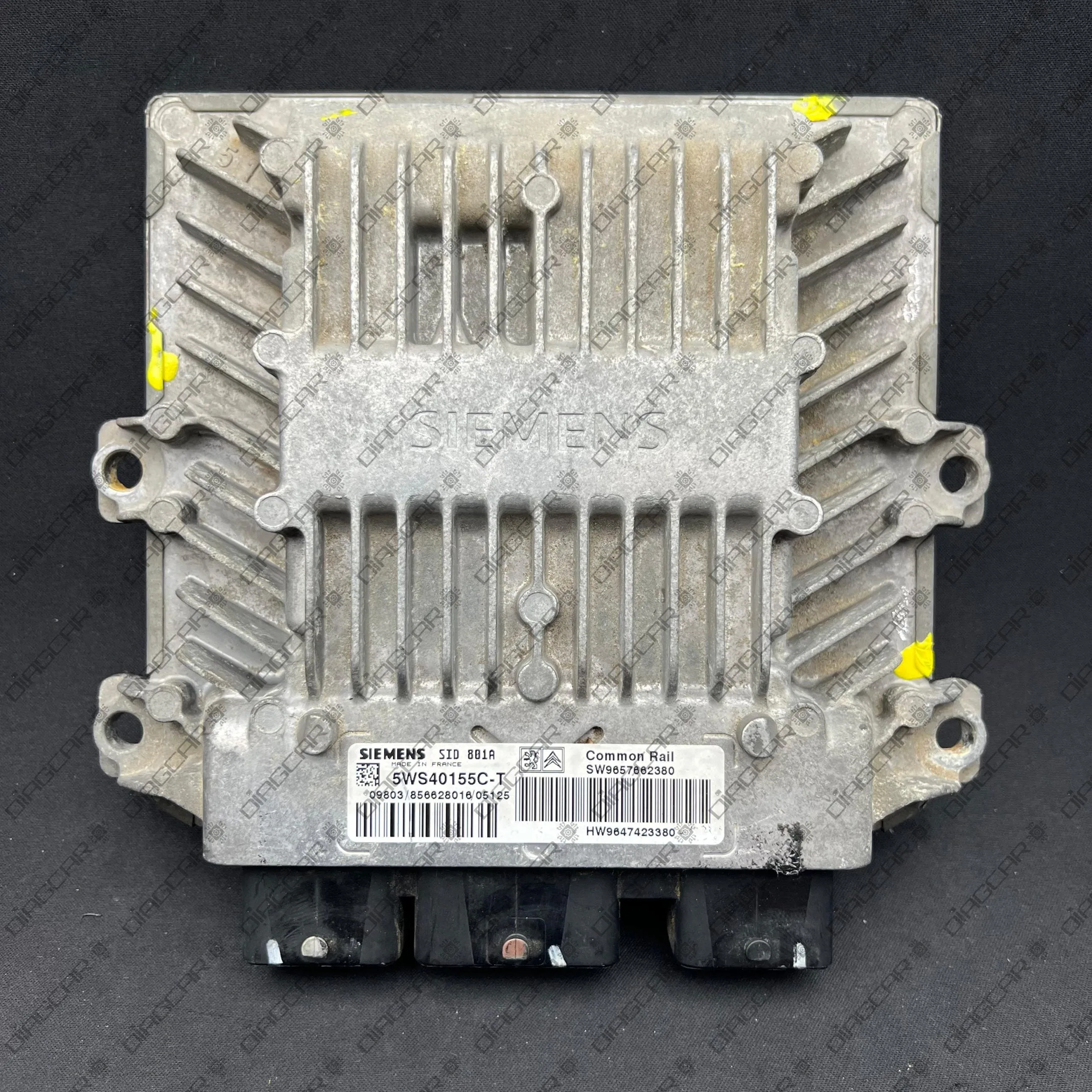 CITROEN BERLINGO 1997cc 66kw RHY 2006 SW9657662380 HW9647423380 SIEMENS SID801A 5WS40155C-T FOTO CARCASA by DIAGCAR