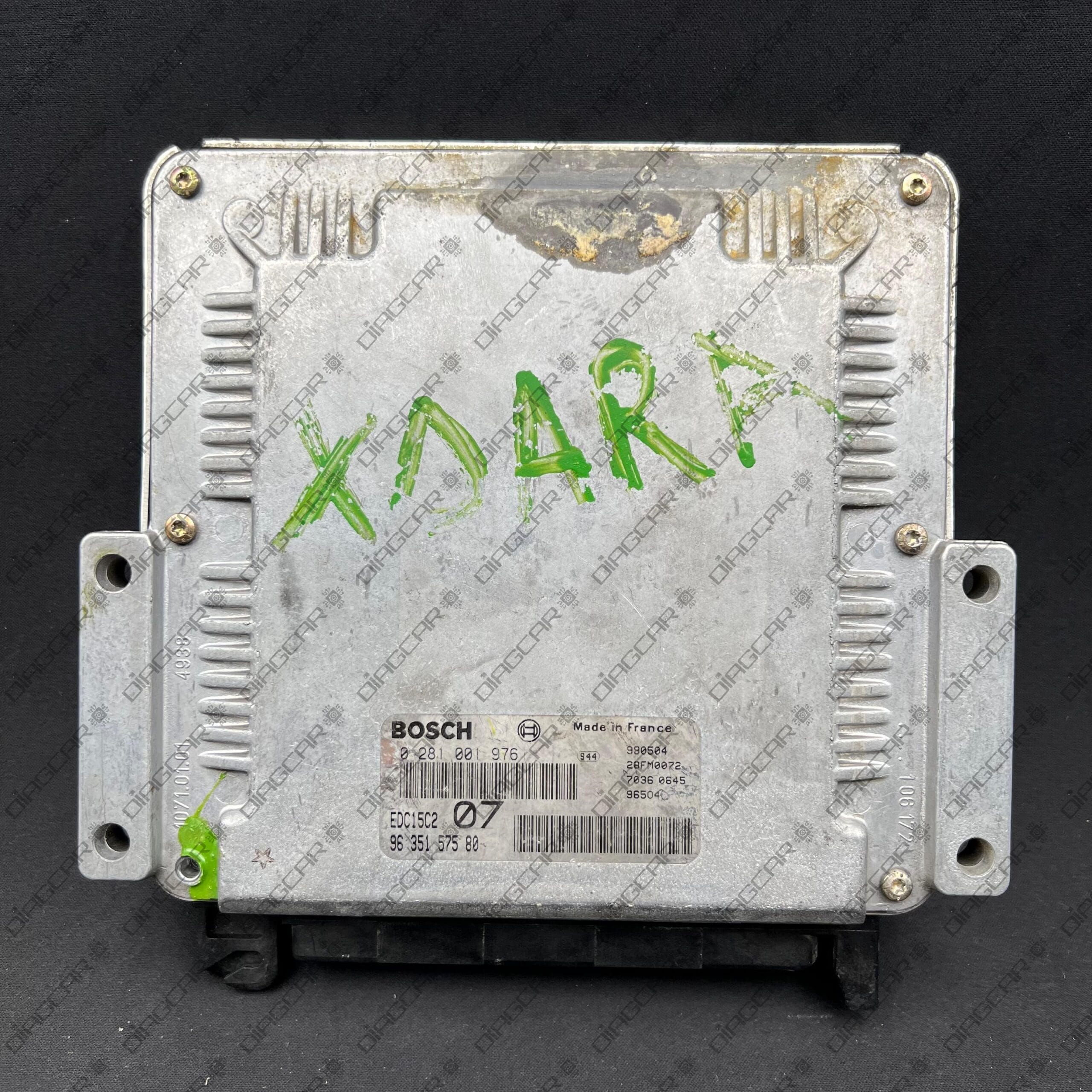 CITROEN XSARA 1997cc 66kw RHY 1998 9635157580 BOSCH EDC15C2 1-CLEMA 0281001976 FOTO CARCASA 2 by DIAGCAR