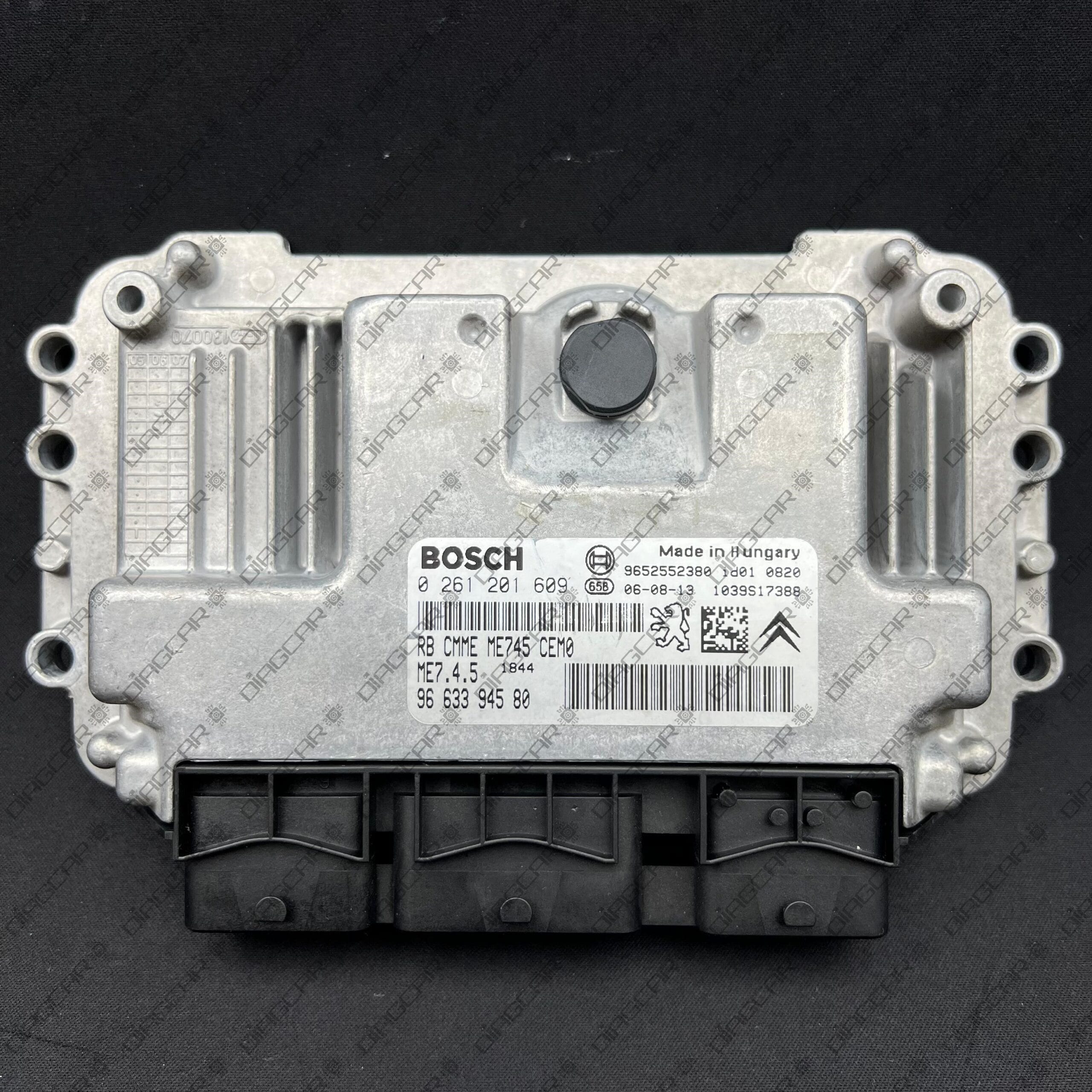 CITROEN C4 1600cc 80KW NFU 2006 9663394580 BOSCH ME7.4.5 0261201609 FOTO CARCASA by DIAGCAR