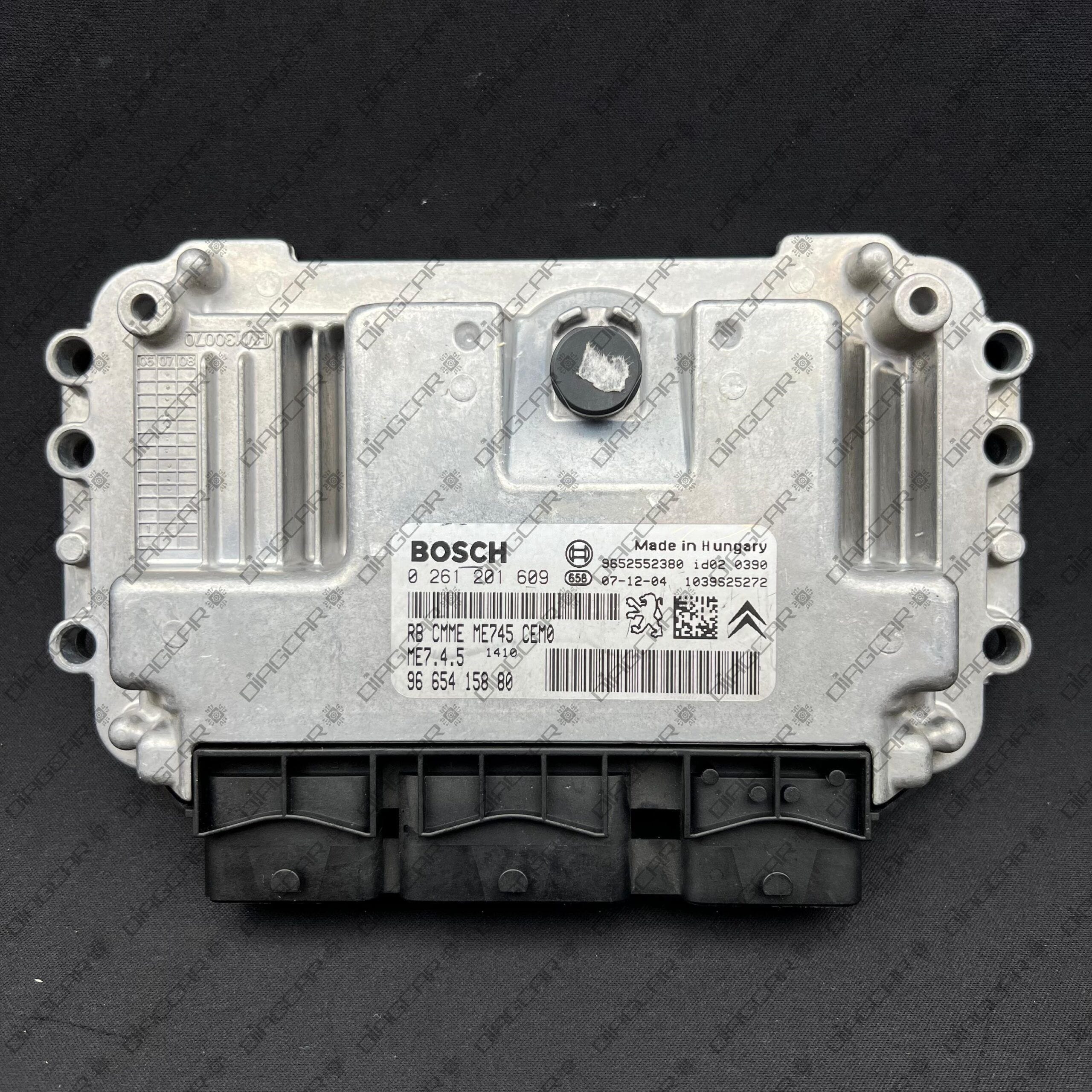 CITROEN C4 1600cc 80KW NFU 2007 9665415880 BOSCH ME7.4.5 0261201609 FOTO CARCASA by DIAGCAR