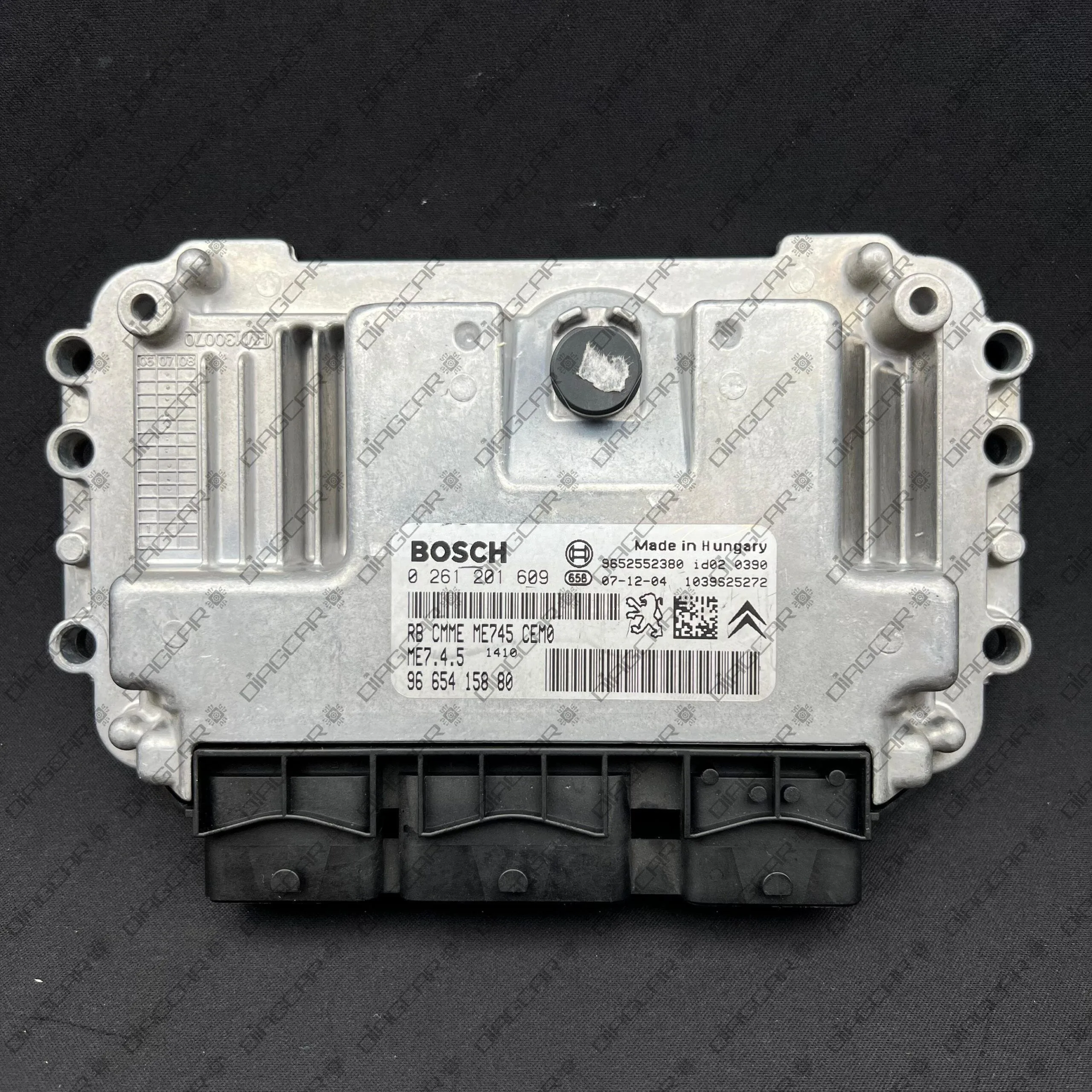 CITROEN C4 1600cc 80KW NFU 2007 9665415880 BOSCH ME7.4.5 0261201609 FOTO CARCASA by DIAGCAR