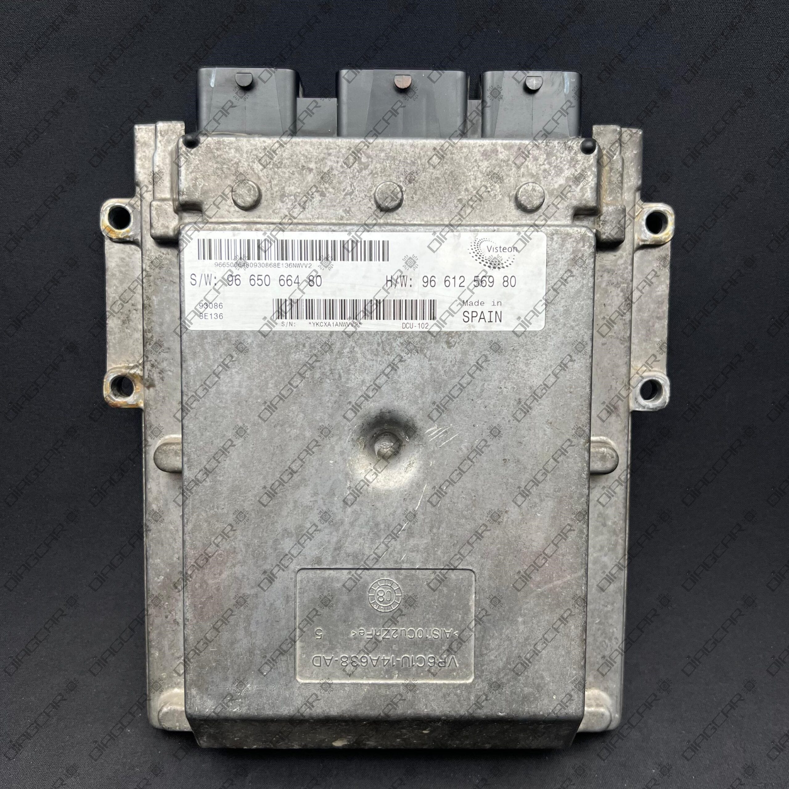 PEUGEOT BOXER 2200cc 120cv 4HU 2009 VISTEON DCU-102 SW9665066480 HW9661256980 FOTO CARCASA by DIAGCAR