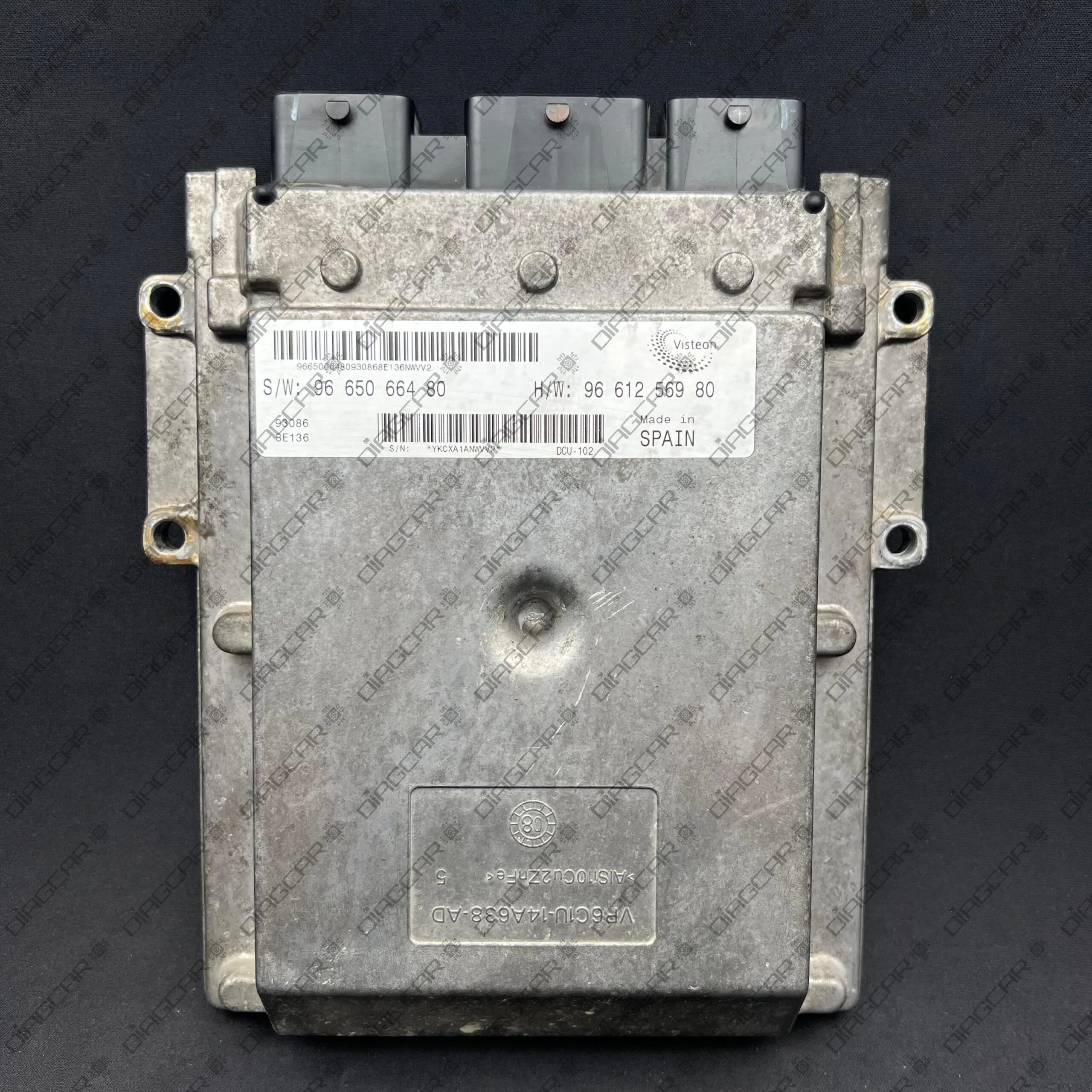 PEUGEOT BOXER 2200cc 120cv 4HU 2009 VISTEON DCU-102 SW9665066480 HW9661256980 FOTO CARCASA by DIAGCAR