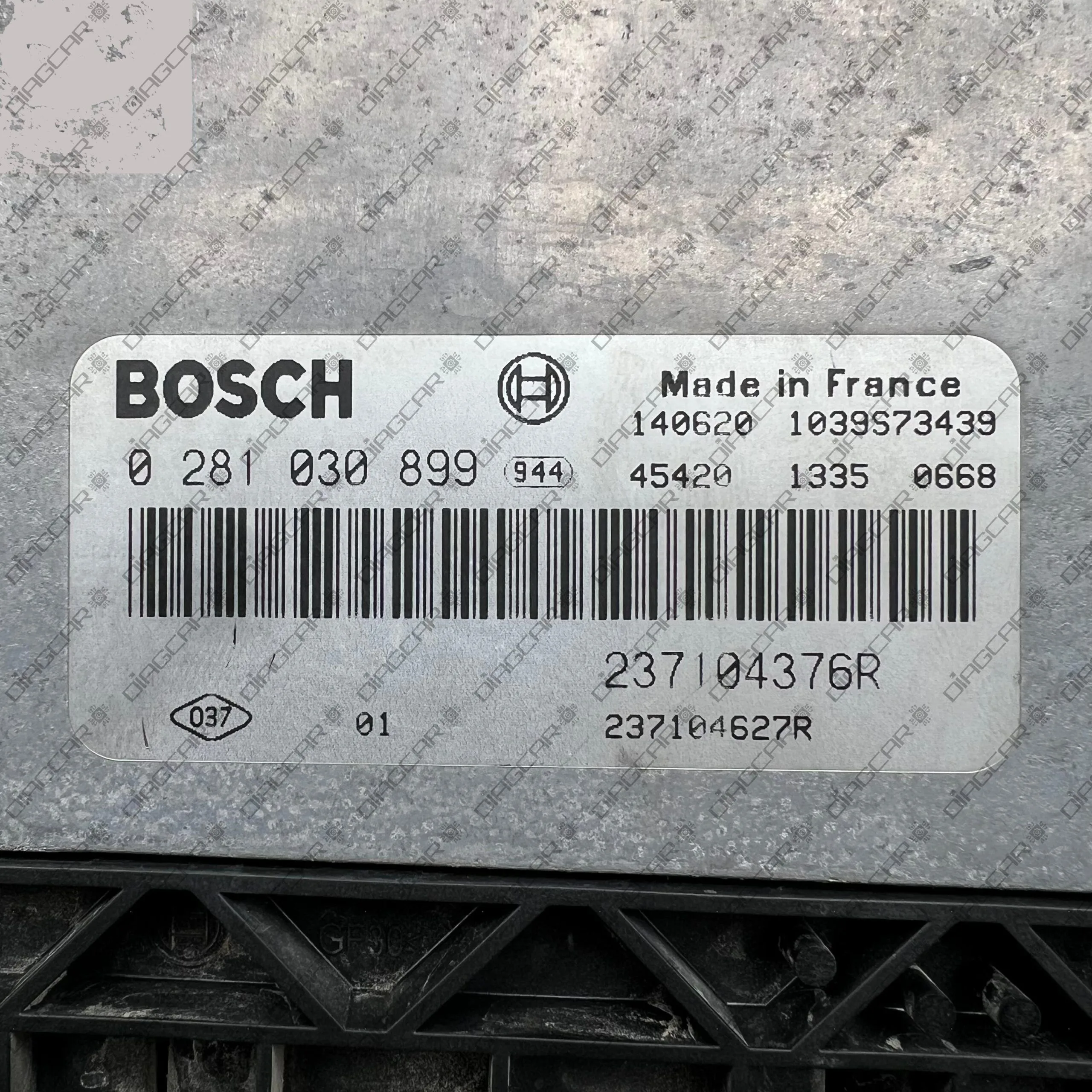 RENAULT KANGOO 1461cc 55kw K9K 2014 237104376R 237104627 BOSCH EDC17C42 0281030899 FOTO ETIQUETA by DIAGCAR