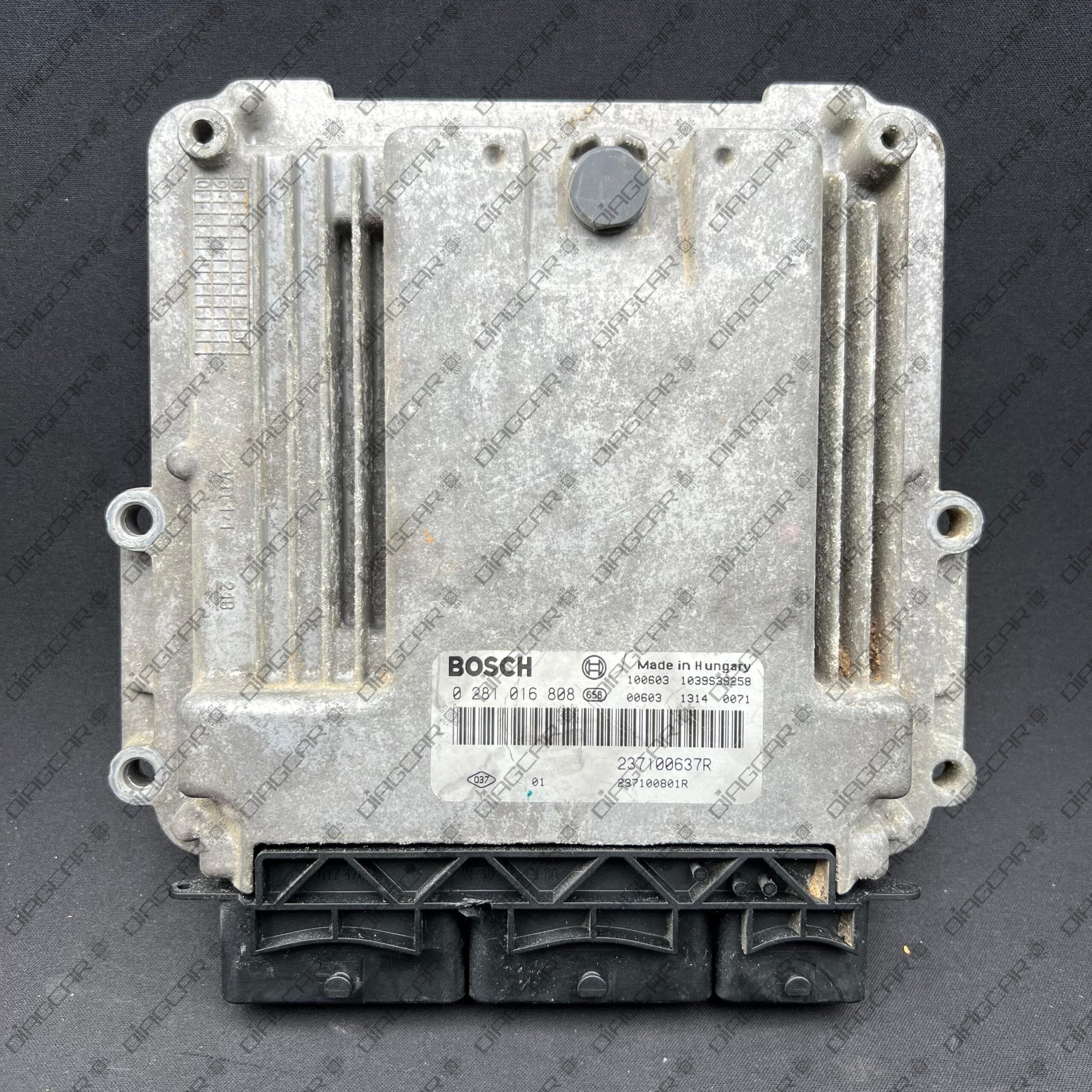 RENAULT MASTER 2299cc 92kw 2010 237100637R 23100801R BOSCH EDC17C11 0281016808 FOTO CARCASA by DIAGCAR