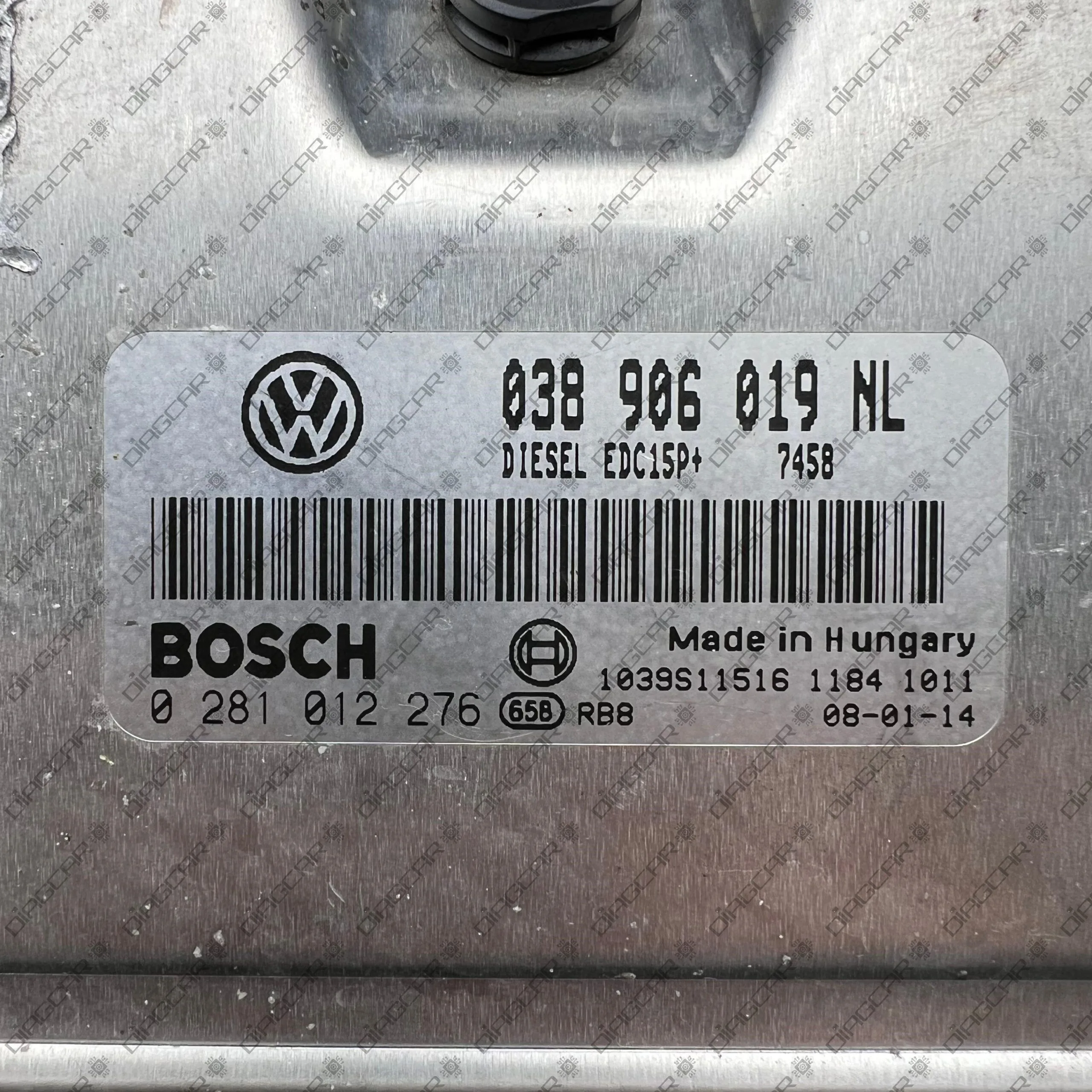SEAT IBIZA 1896cc 74kw AXP 2008 038906019NL BOSCH EDC15P+ 0281012276 FOTO ETIQUETA by DIAGCAR