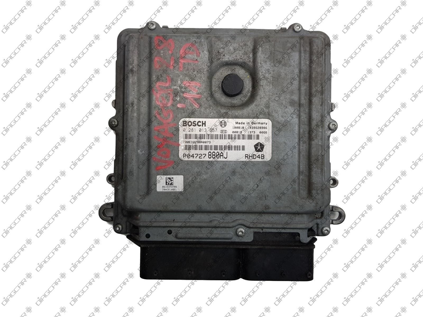 CHRYSLER VOYAGER 2.8CRD P04727880AJ [RHD4B] BOSCH EDC16CP31 0281013357 FOTO ECU by DIAGCAR