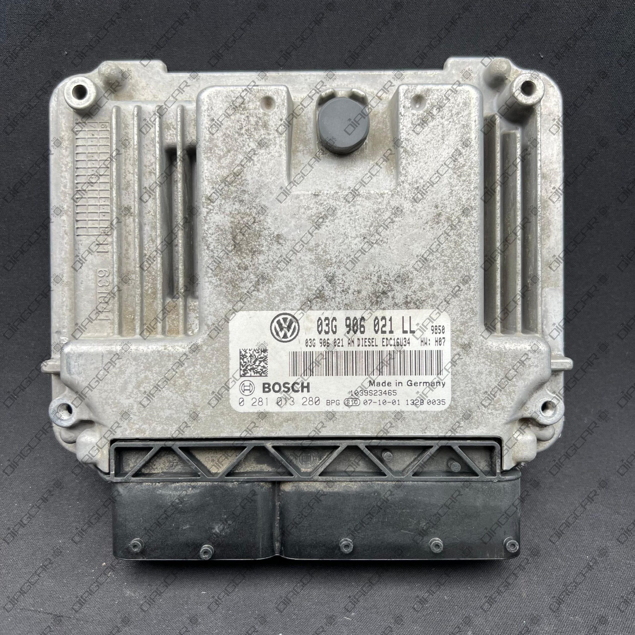 SEAT LEON 1968cc 103kw BKD 2007 03G906021LL BOSCH EDC16U34 0281013280 FOTO CARCASA by DIAGCAR