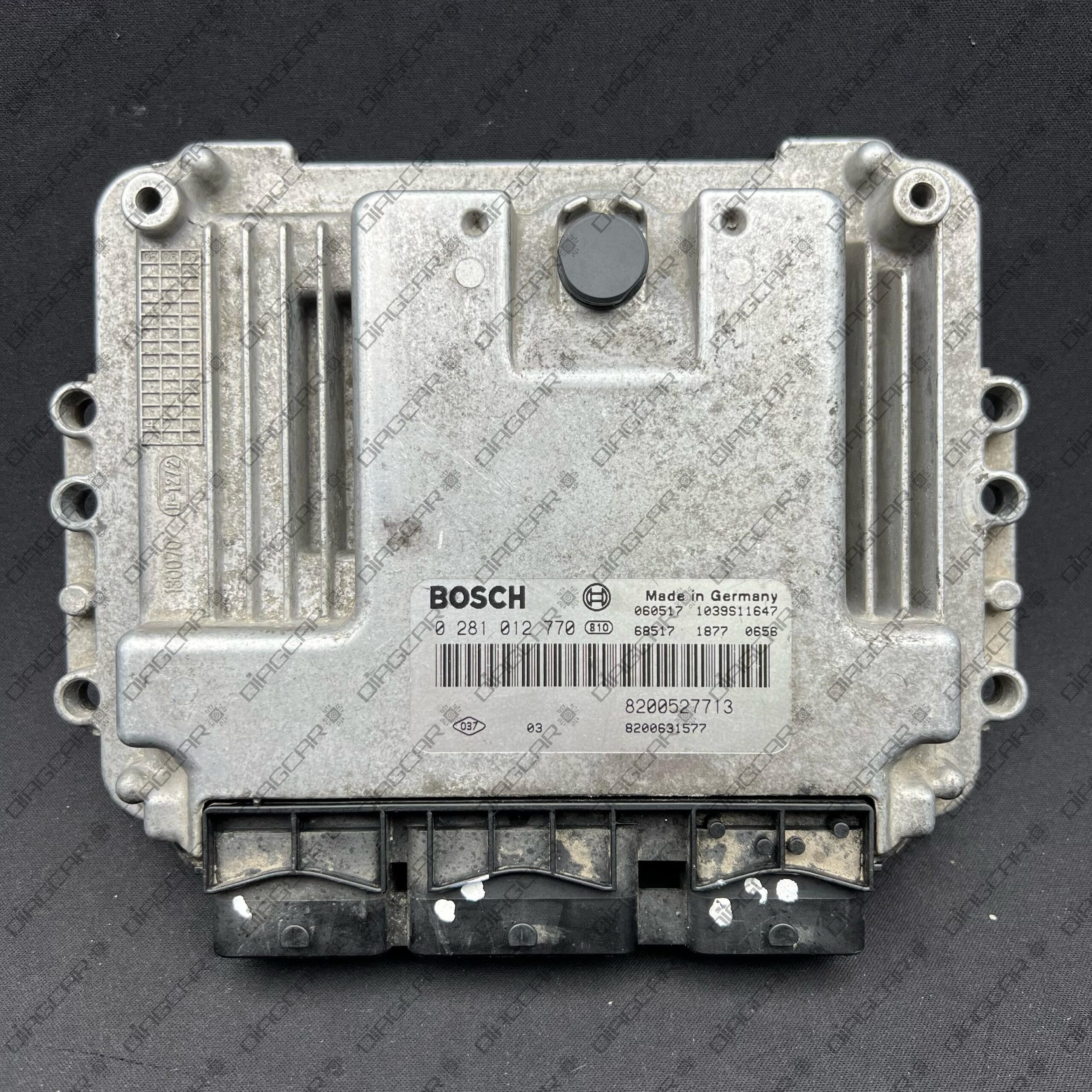 RENAULT LAGUNA 1870cc 96kw F9Q 2006 8200527713 8200631577 BOSCH EDC16C3 0281012770 FOTO CARCASA by DIAGCAR