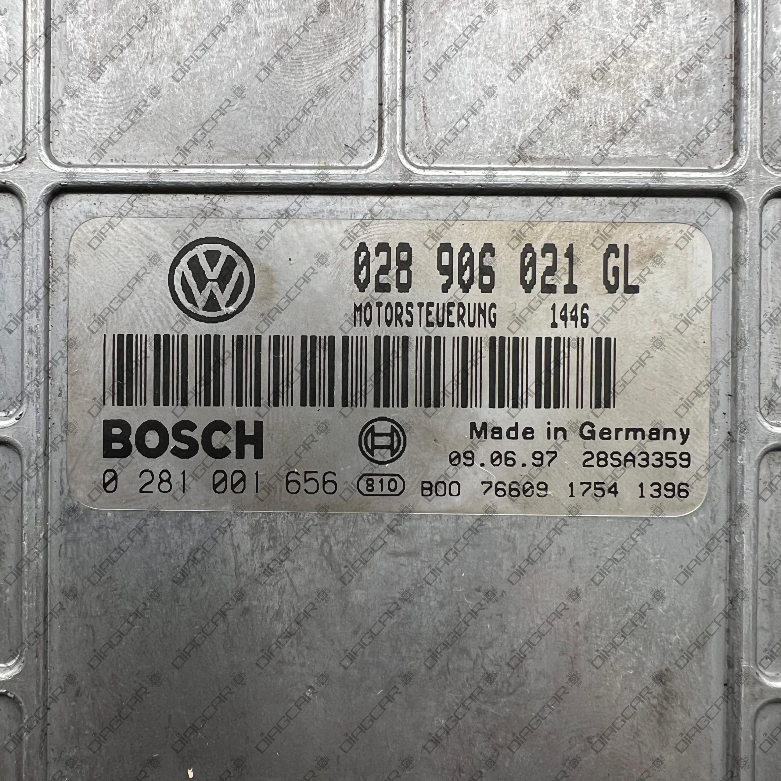 AUDI A4 1900cc 81kw AFN 1997 028906021GL BOSCH MSA15.5 0281001656 FOTO ETIQUETA by DIAGCAR