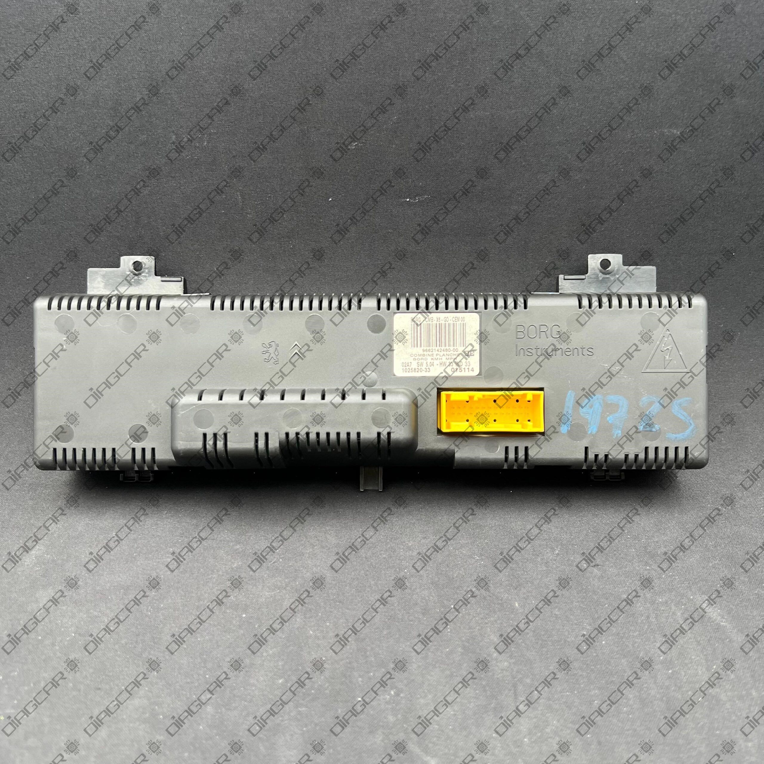 CITROEN C6 2006 9662142480-00 BORG 1025820-33 SW-5.04 HW-33 EEPROM 93S66 FOTO CARCASA TRASERA by DIAGCAR
