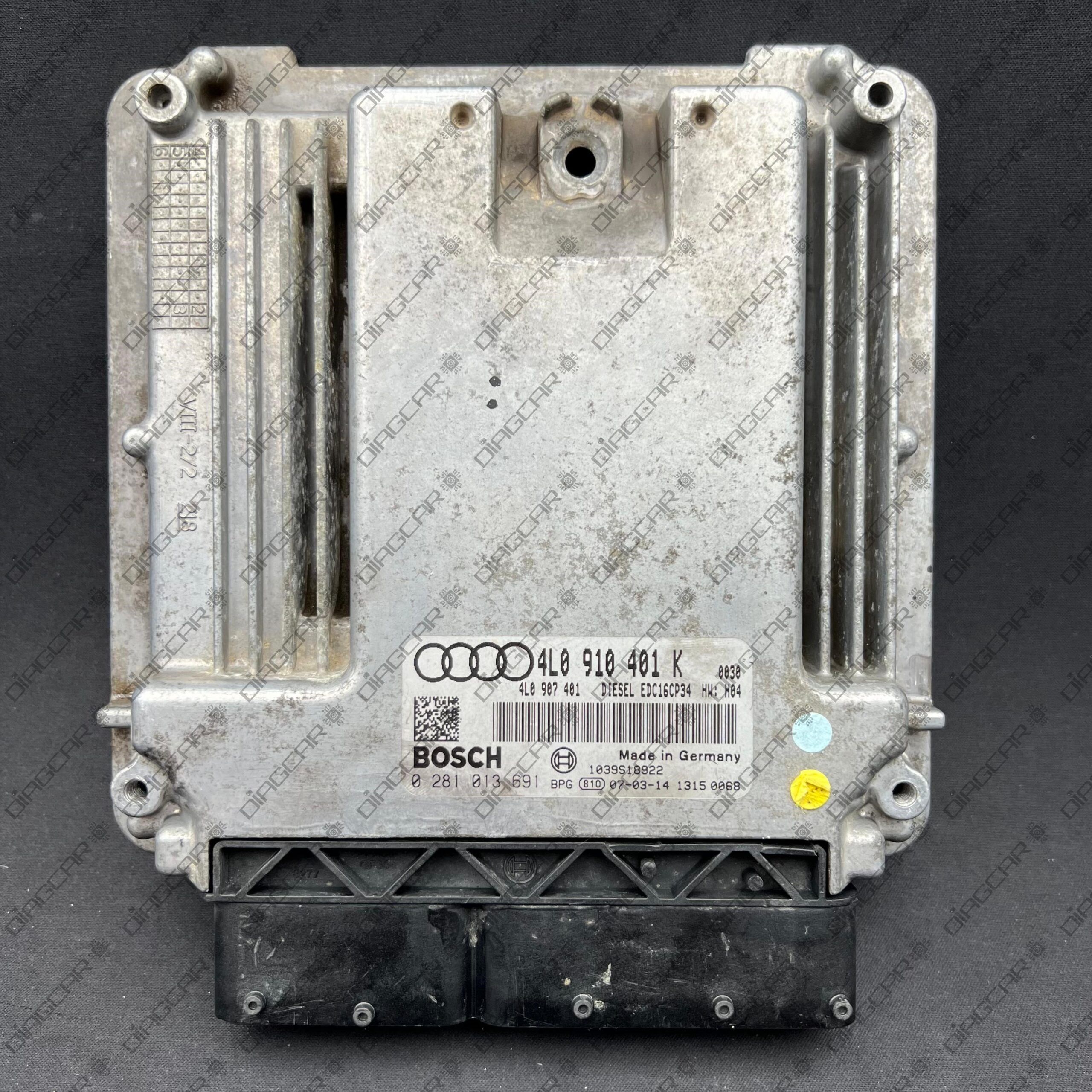 AUDI Q7 2967cc 171kw BUG AUT 4L0910401K BOSCH EDC16CP34 0281013691 FOTO CARCASA by DIAGCAR