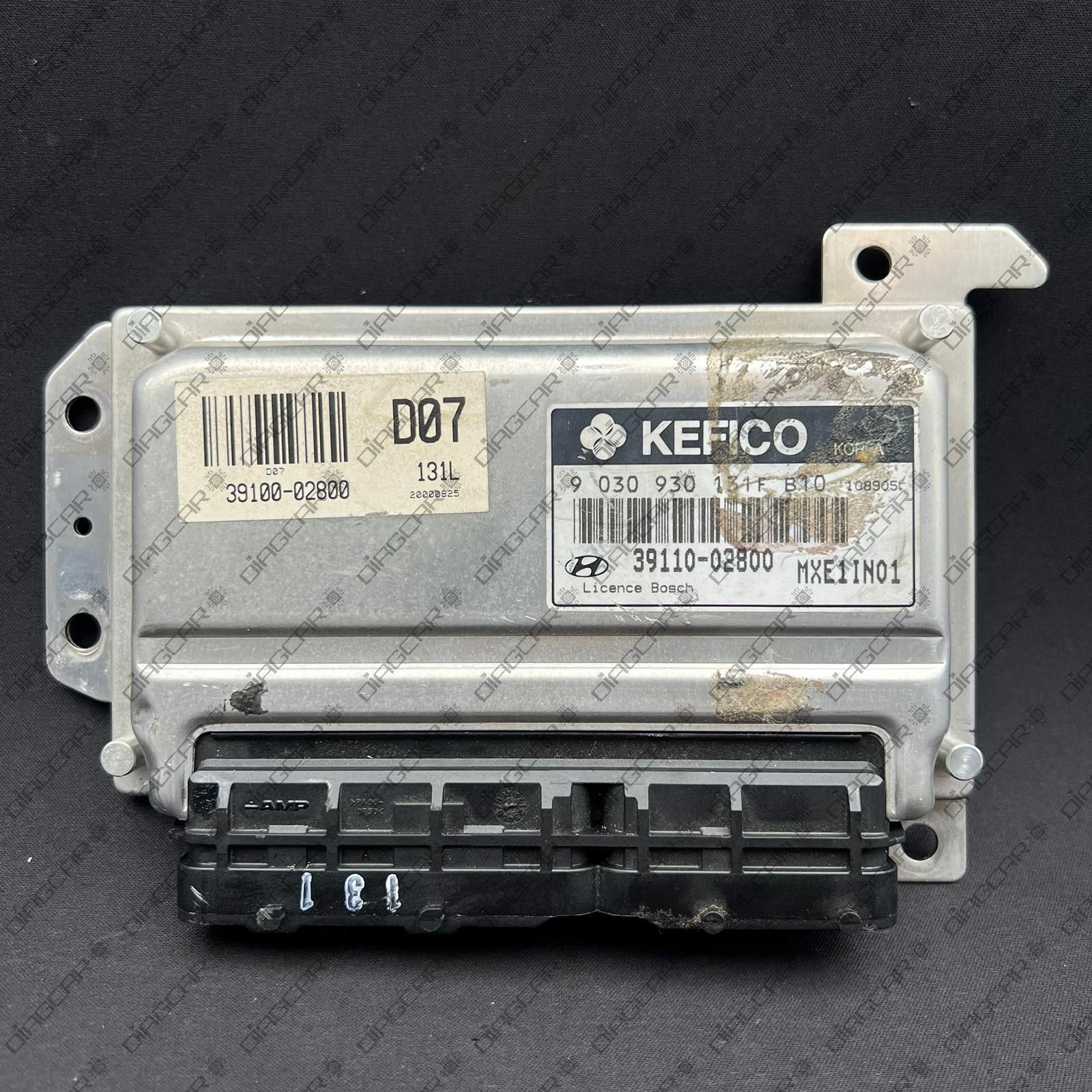 HYUNDAI ATOS 999cc 43kw G4HC 2001 39110-02800 KEFICO by BOSCH M7.9.0 9030930131F FOTO CARCASA by DIAGCAR